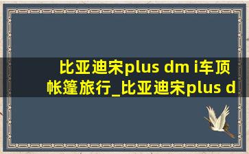 比亚迪宋plus dm i车顶帐篷旅行_比亚迪宋plus dmi车顶帐篷